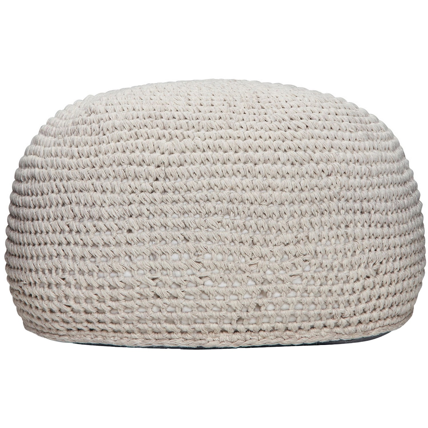 Best Pouf Ronda 55 cm x 55 cm x 41 cm Naturel