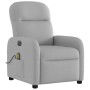 vidaXL Massagesessel Elektrisch Wolkengrau Stoff 3302971_3