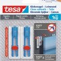 Tesa Klebenagel für Tapeten/Putz, max. 1 kg, 2er-Pack, verstellbar und wiederablösbar.