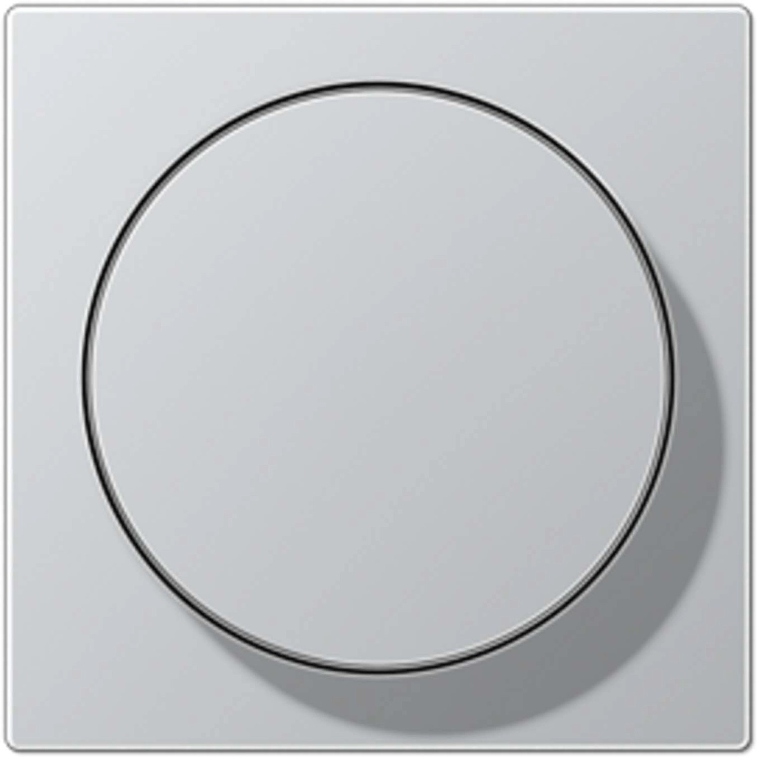 Jung Dimmerabdeckung mit Drehknopf Aluminium