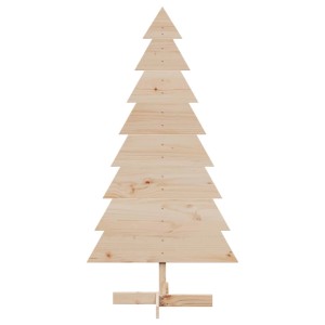 vidaXL Weihnachtsbaum Holz zum Schmücken 150 cm Massivholz Kiefer 858192