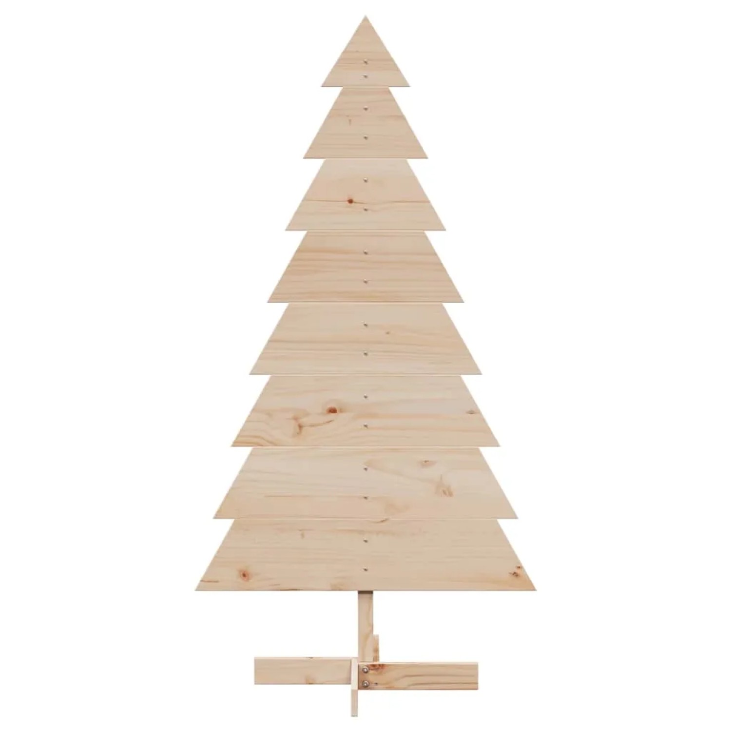 vidaXL Weihnachtsbaum Holz zum Schmücken 150 cm Massivholz Kiefer 858192