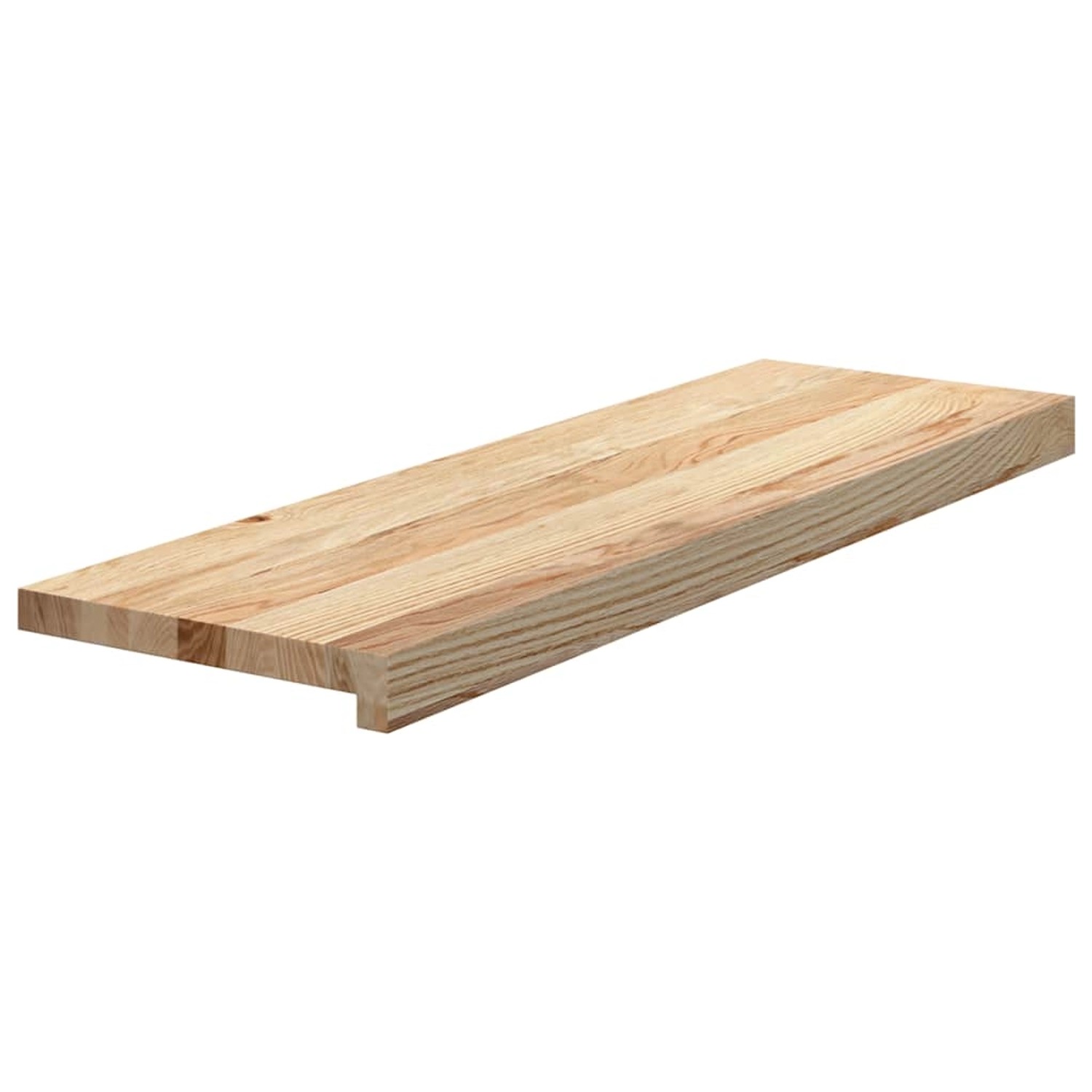 vidaXL Treppenstufen 2 Stk Unbehandelt 80x30x2 cm Massivholz Eiche 3283779 günstig online kaufen