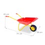 Relaxdays Schubkarre für Kinder Eisen PE Rot 43 cm x 74 cm x 36 cm 2,1 kg_4