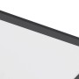 Modernes, dimmbares Lindby LED Panel Nelios in Schwarz, geeignet als Wohnzimmerleuchte.