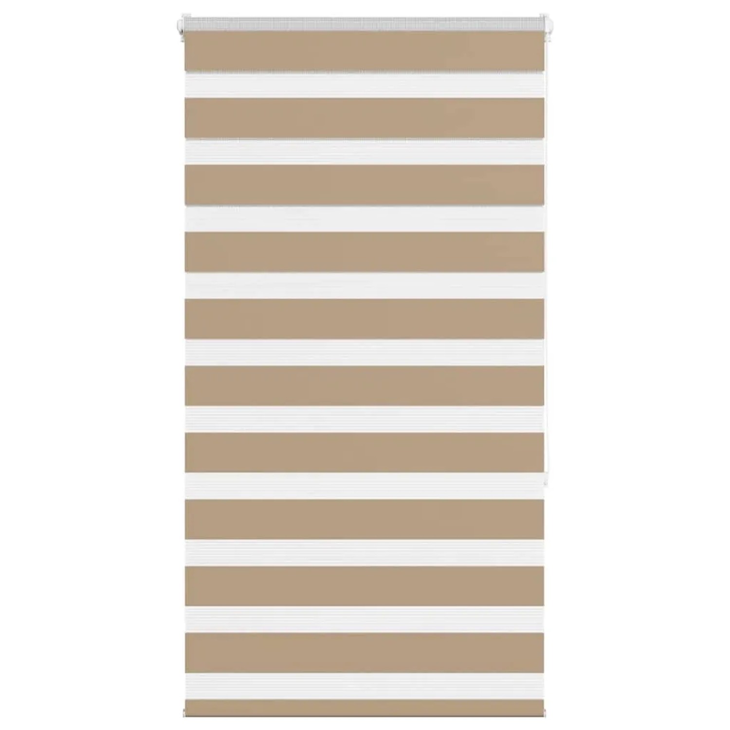 vidaXL Doppelrollo Sandbraun 75x150 cm Stoffbreite 70,9 cm Polyester 401454 günstig online kaufen