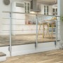 Dolle Geländer-Komplettset, 150 cm, Aluminium, zur Wandmontage. Modernes Design für Treppen und Balkone.