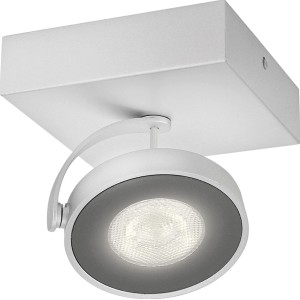 Philips myLiving LED-Spot in Aluminium lackiert, 1-flammig, für Wand- und Deckenmontage.