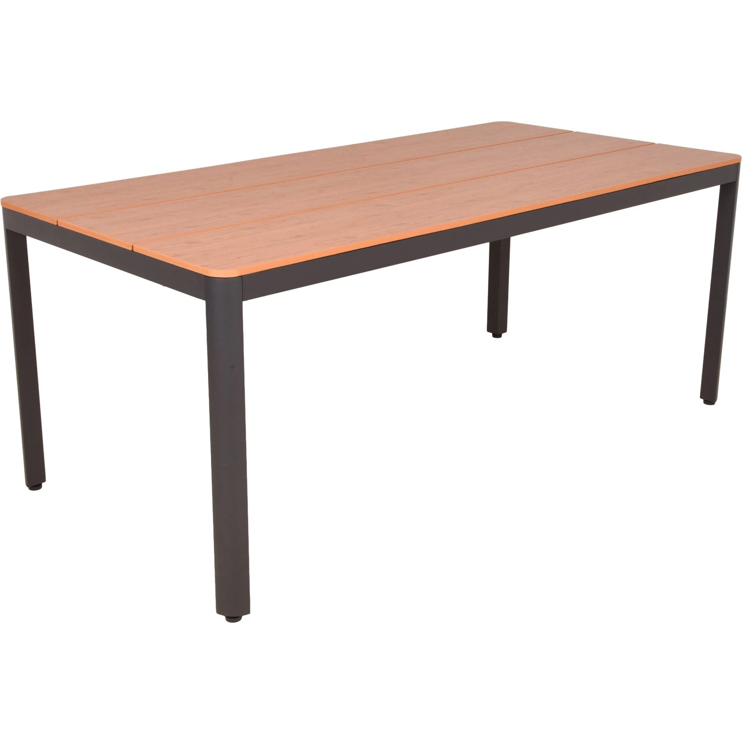 Garden Pleasure Tisch Barletta 74 cm x 91 cm x 180 cm Anthrazit
