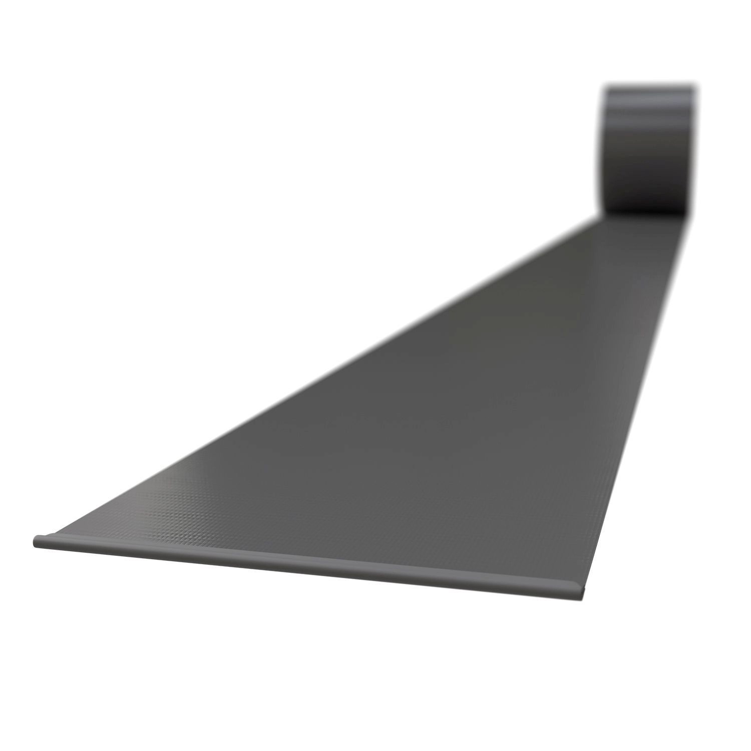 Hellgraue Juskys PVC Sichtschutzstreifen (4er Set) für Zaunmatten.