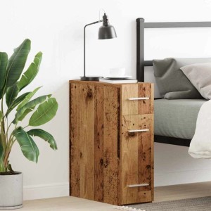 vidaXL Apothekerschrank Altholz 20 x 45,5 x 60 cm Holzwerkstoff 862635
