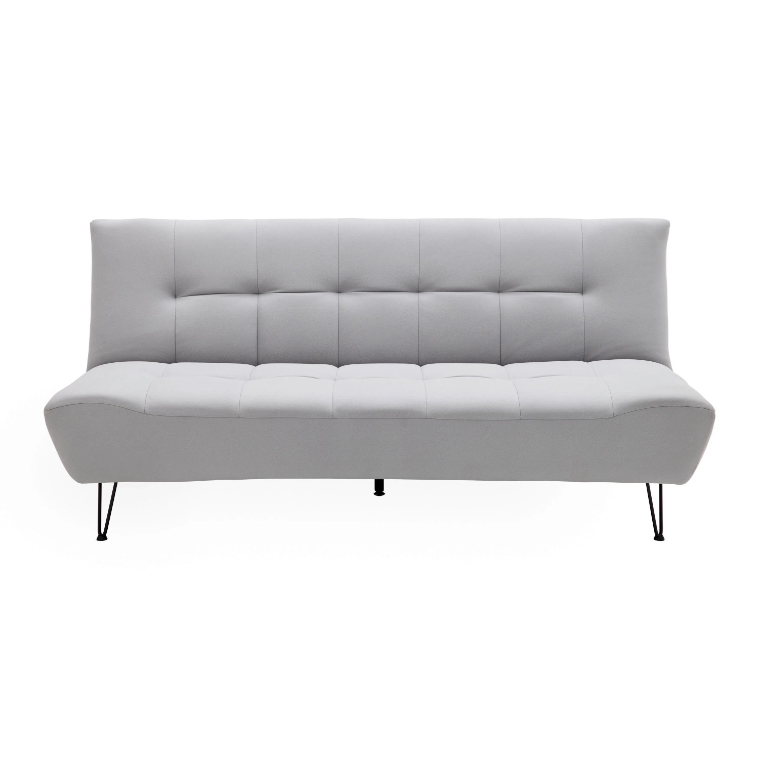Bessagi Home Schlafsofa Geli Hellgrau Webstoff