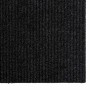 Anthrazitfarbener Teppichläufer aus Stoff, 80x250 cm, mit gerippter Struktur. Robust und modern für Flur.