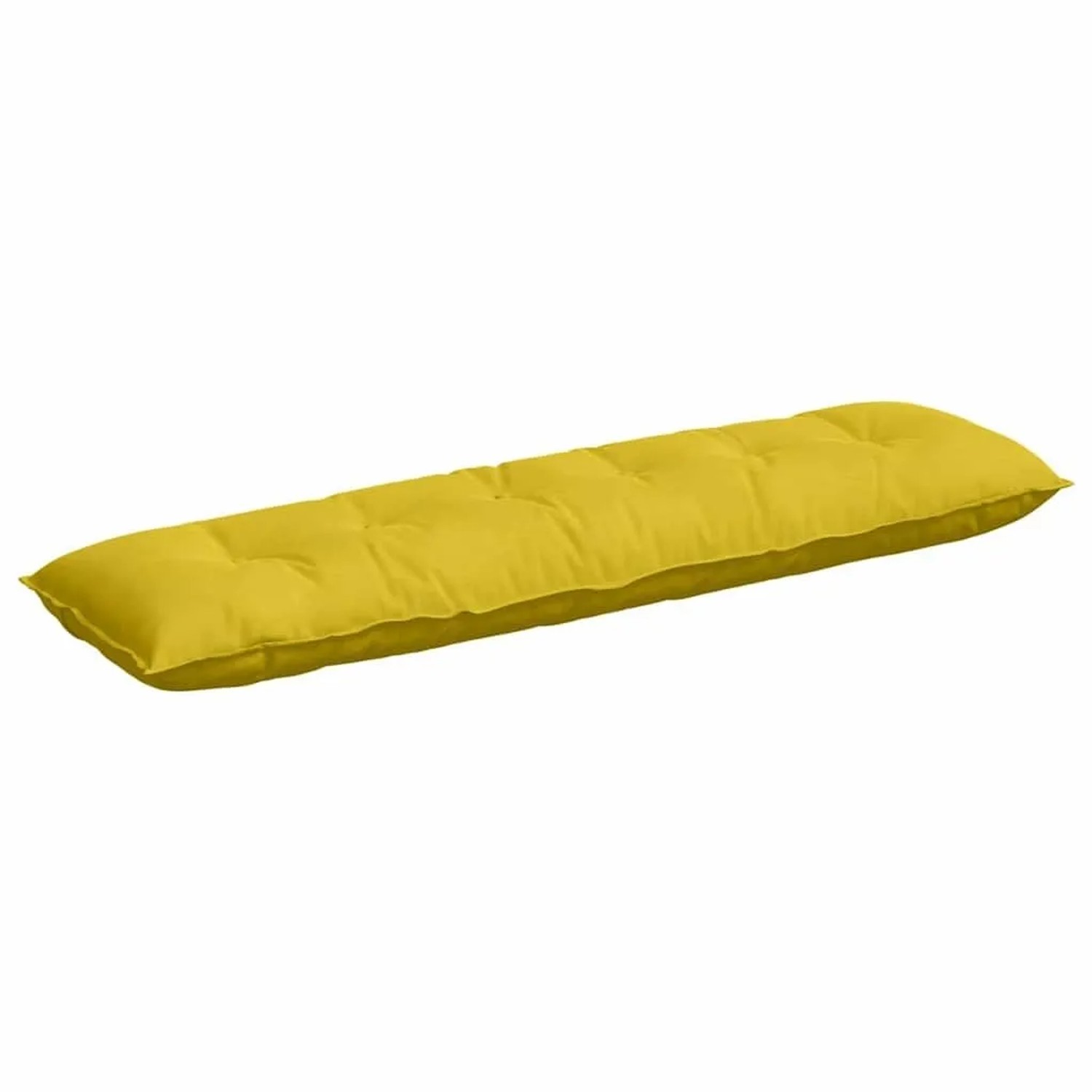 vidaXL Rückenkissen Gelb 180 x 50 cm Cordstoff 42014940
