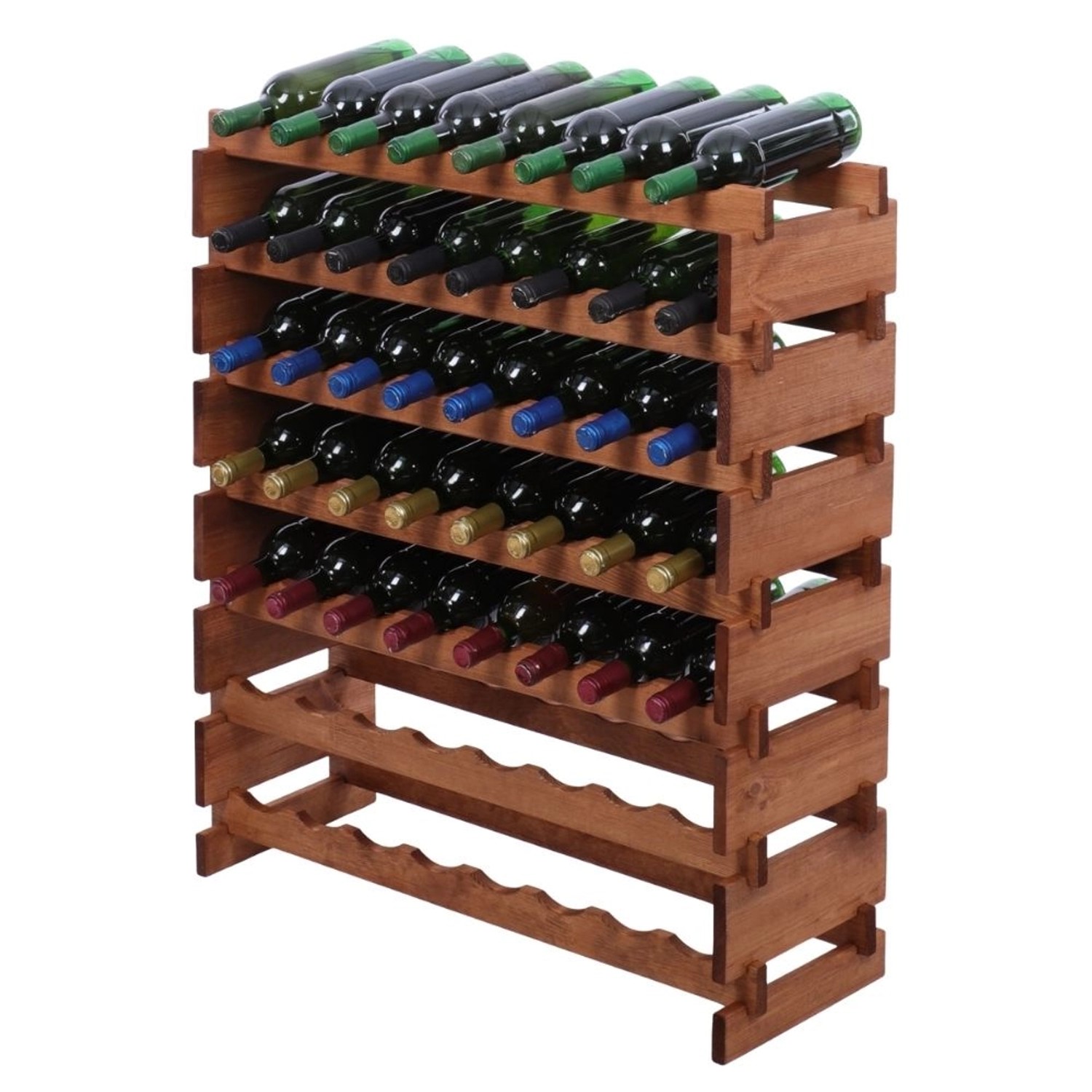 PROREGAL Weinregal VINOTECA FLEX PRO HxBxT 93x84x28cm 56 Flaschen Auf 7 Ebe günstig online kaufen