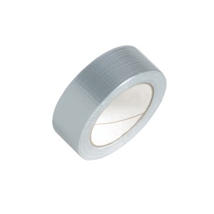 LUX Gewebeband Universal, silber, 25 m x 38 mm, zum Reparieren und Befestigen.