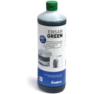 Enders Ensan Green Sanitärflüssigkeit, 1 Liter Flasche für Campingtoilette.