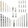 LUX Bohrer- und Bit-Set, 36-teilig: Holz-, Stein-, Metallbohrer und Bits in Box.