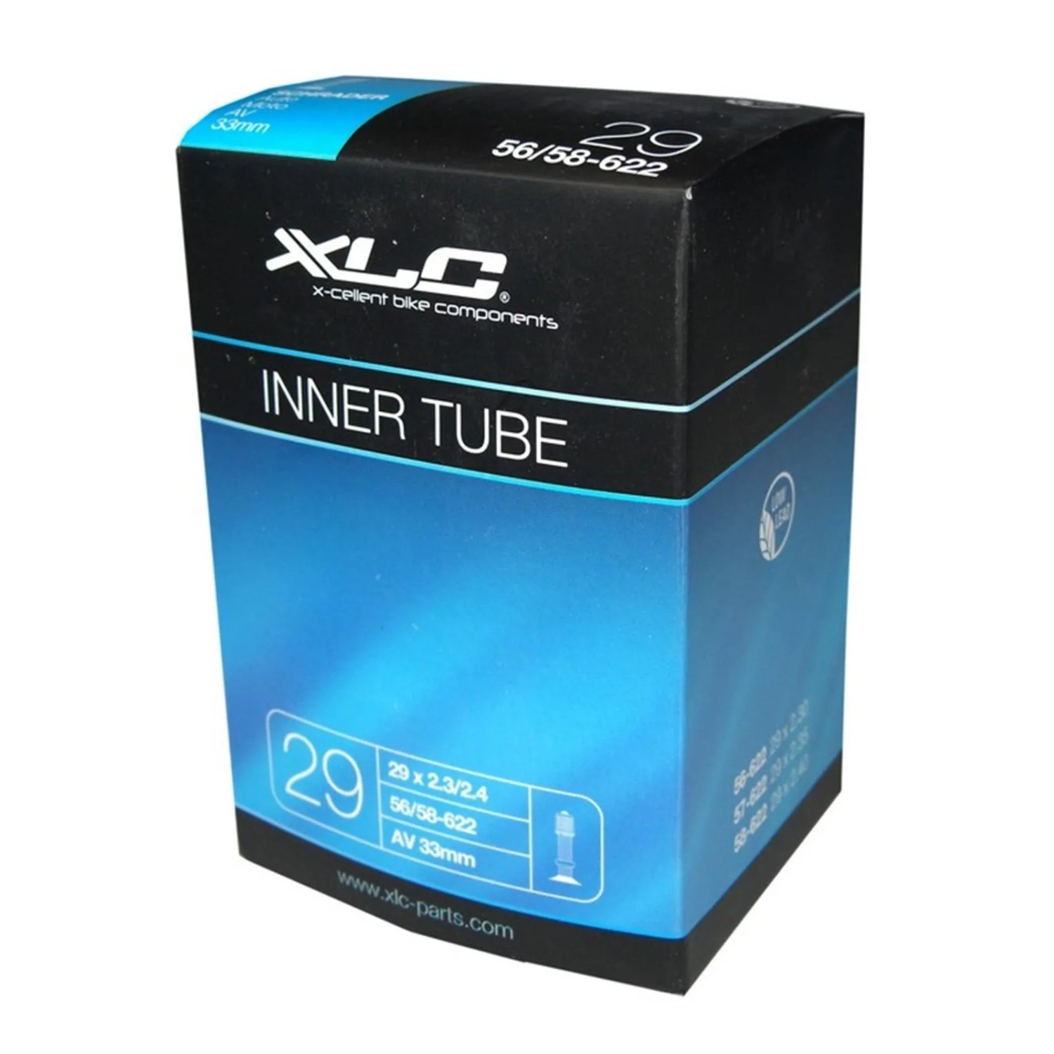 XLC Fahrradschlauch 29 x 2.3/2.4 56/58-622 AV 34 mm