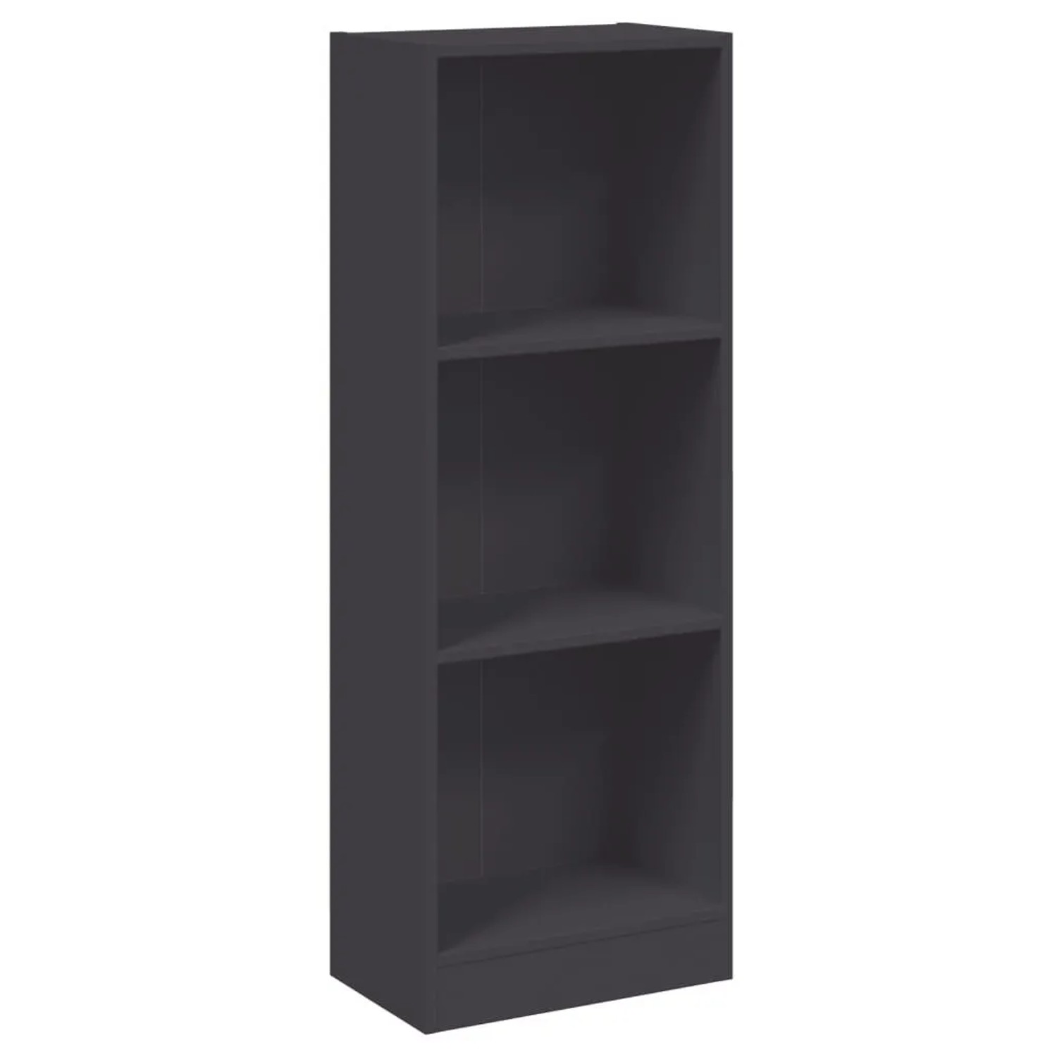 vidaXL Bücherregal 3 Fächer Grau 40x24x109 cm Holzwerkstoff 800830 günstig online kaufen