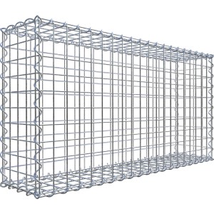 Gabiona Gabionenkorb, 50x100x20 cm, Maschenweite 5x5 cm, Drahtkorb für Einfassungen und Mauersysteme.