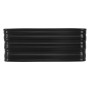 Modernes, quadratisches ML-Design Waschbecken aus Keramik in Schwarz Matt, 39x39x15 cm.