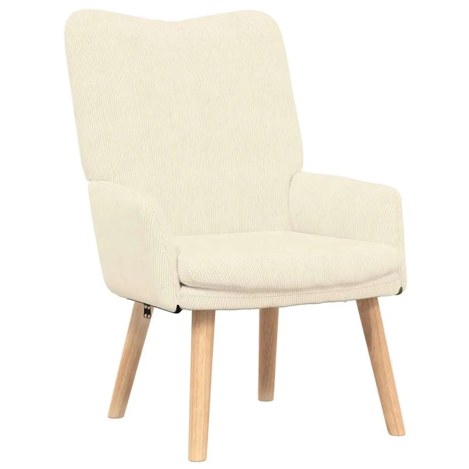 vidaXL Relaxsessel Creme 63 x 67 x 94 cm Stoff 42001797