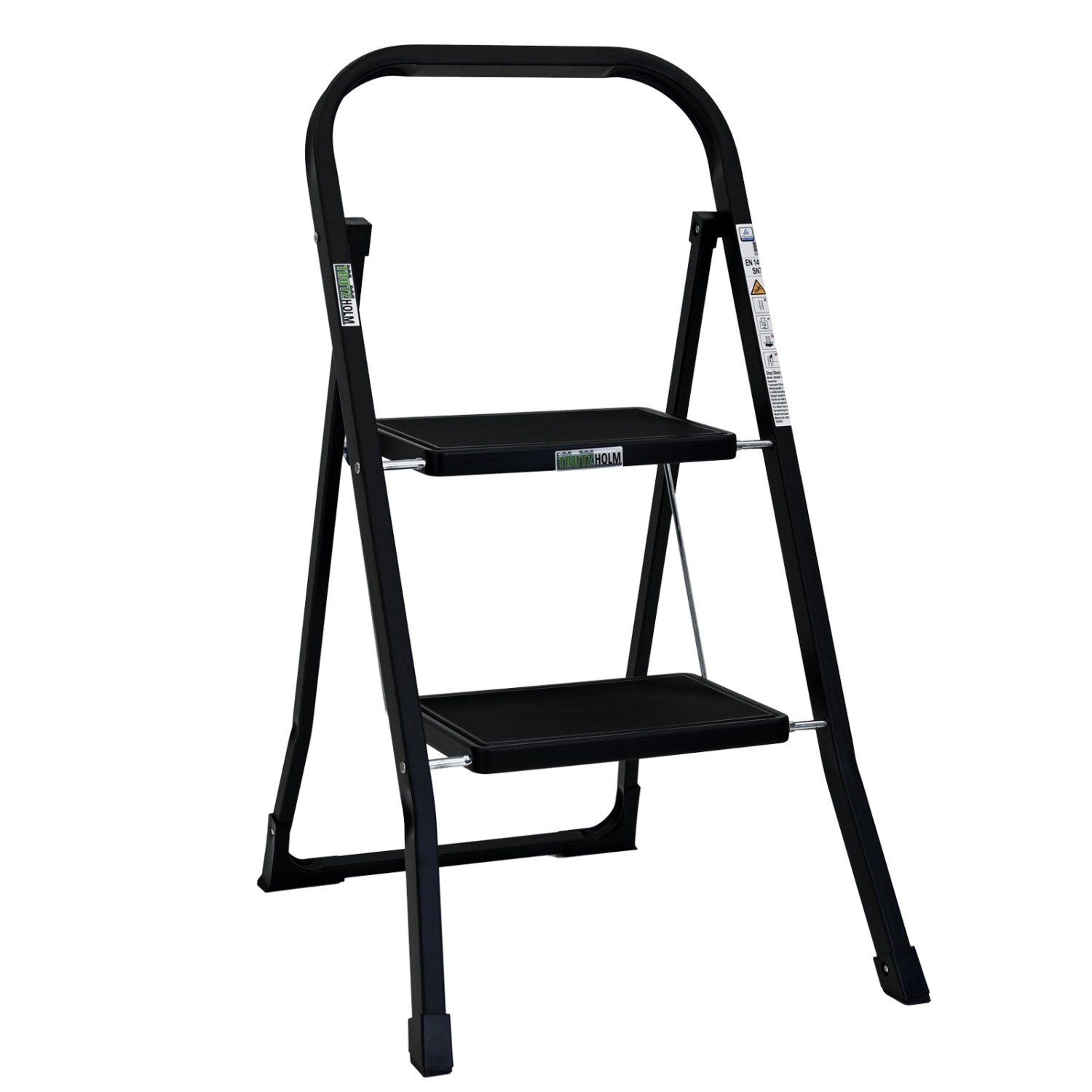 TRUTZHOLM Trittleiter 2 Stufen Klappbar TÜV/GS 150 kg Anti-Rutsch Trittfläc günstig online kaufen