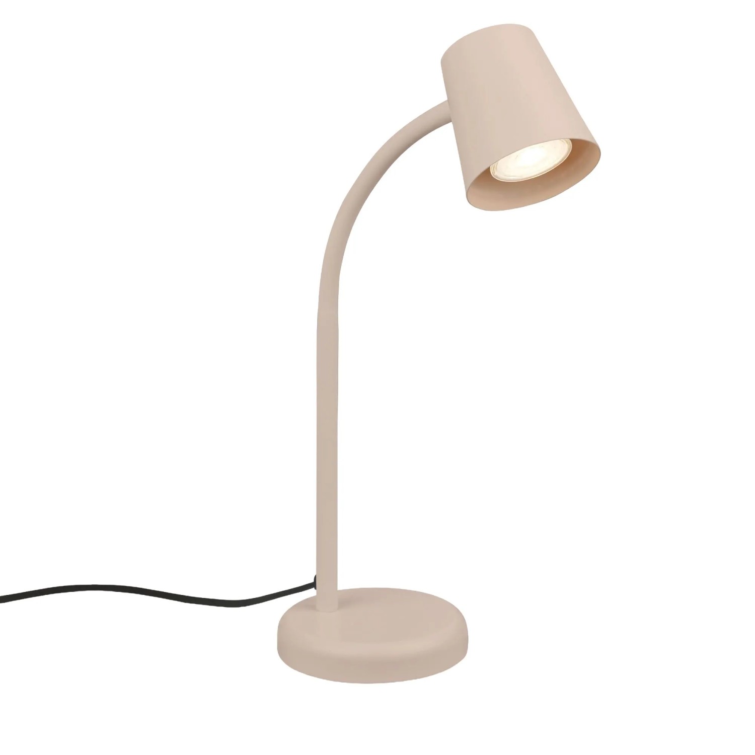 Brilo Tischleuchte Skriva Schwenkbar Beige Ø 13 cm x 38,5 cm