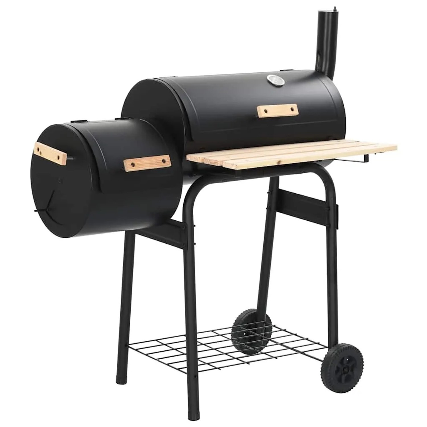 vidaXL Klassischer Holzkohlegrill Barbecue Smoker 45365