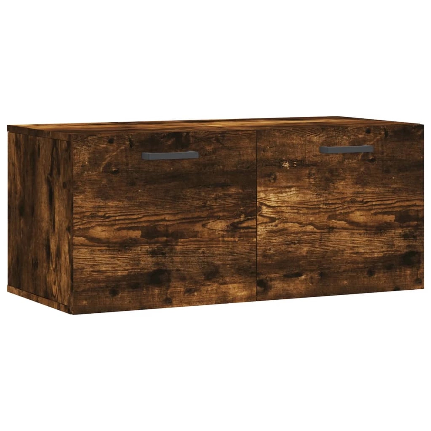 vidaXL Hängeschrank Wandschrank Räuchereiche 80x36,5x35 cm Holzwerkstoff (1 günstig online kaufen