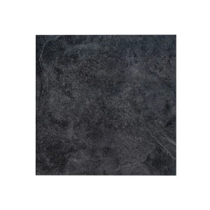 Dunkelgraue Keramik Terrassenplatte Cera-Roca Basalt 60x60 cm in Steinoptik, rutschfest.