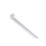 Weiße Deco-Raum 1-Lauf Gardinenschiene Square. Präzises Wohnaccessoire für Gardinen.