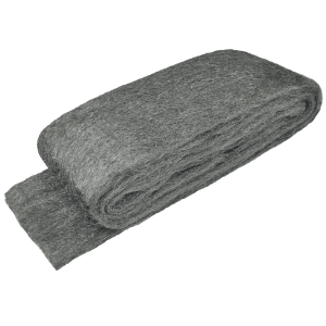 RAKSO Stahlwolle, Sorte 2 Mittel, 200g Banderole. Schleifmittel für Oberflächen.