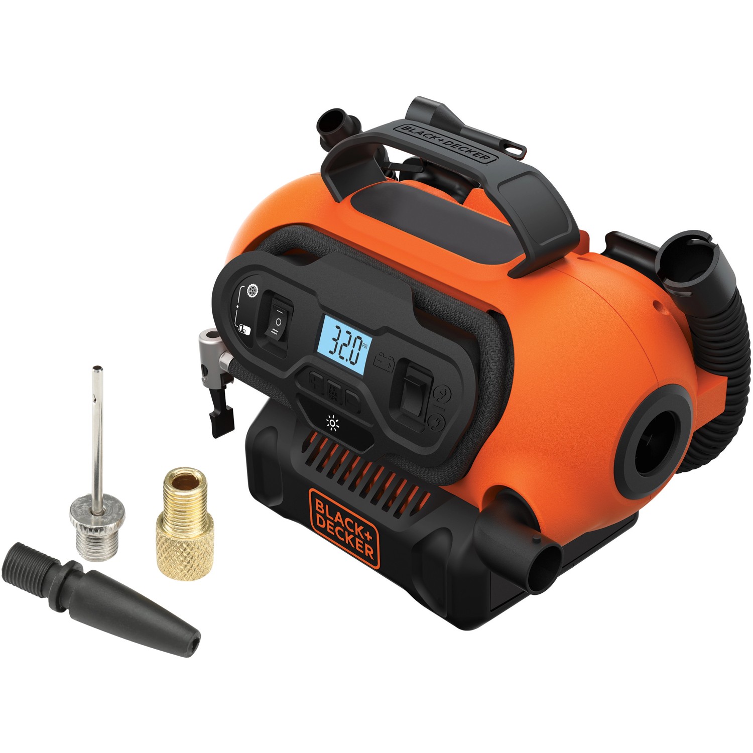 Black+Decker Luftpumpe BDCINF18N mit 12V und 230V Anschluss oder 18V Akku