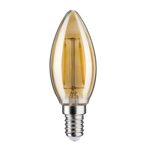 Paulmann LED-Kerze Filament, 2 W, Gold, für Außenbeleuchtungssysteme.