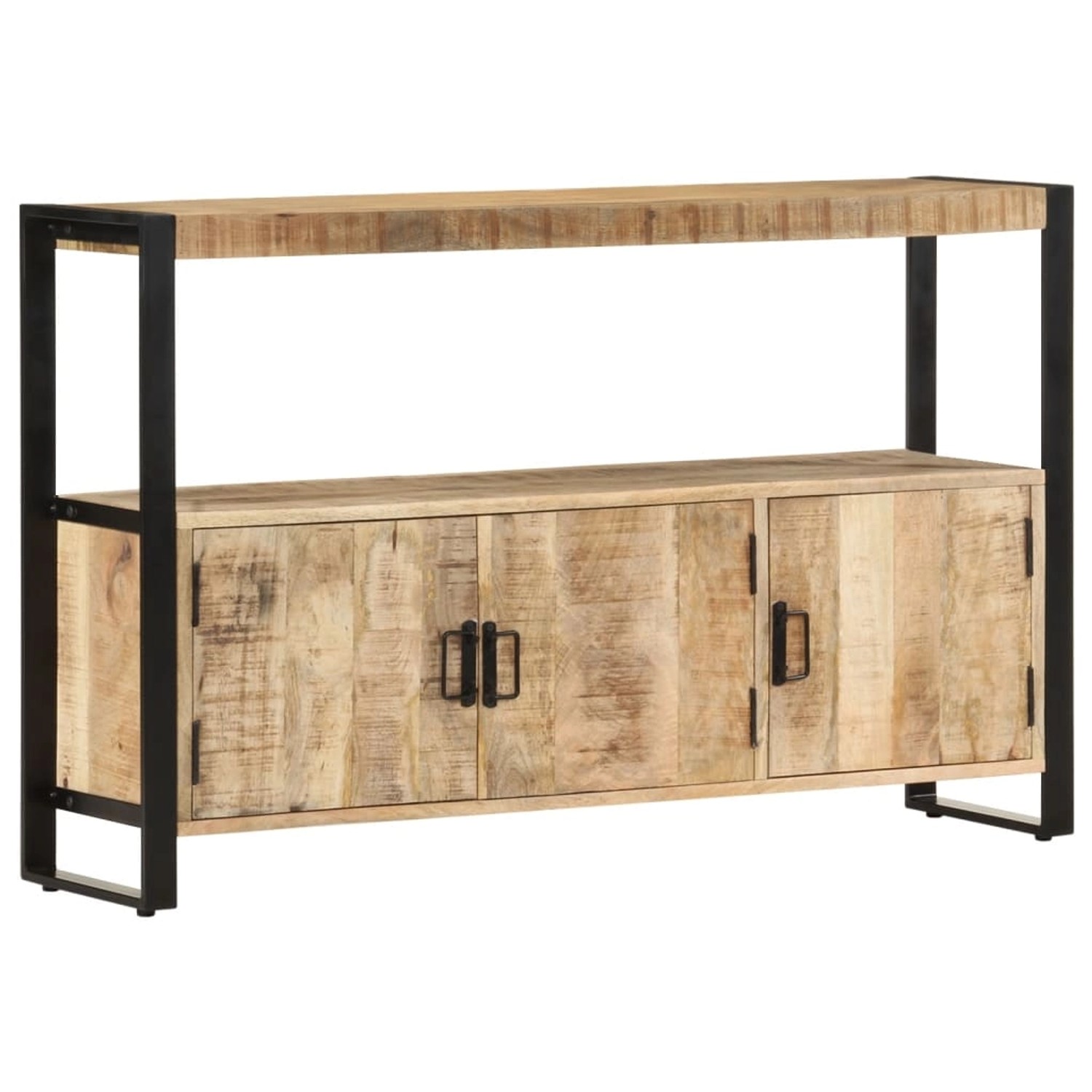 vidaXL Beistellschrank 120x30x75 cm Massivholz Mango 247923