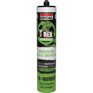 Soudal T-Rex Montagekleber für leichte Materialien, 2 Tuben à 350g.