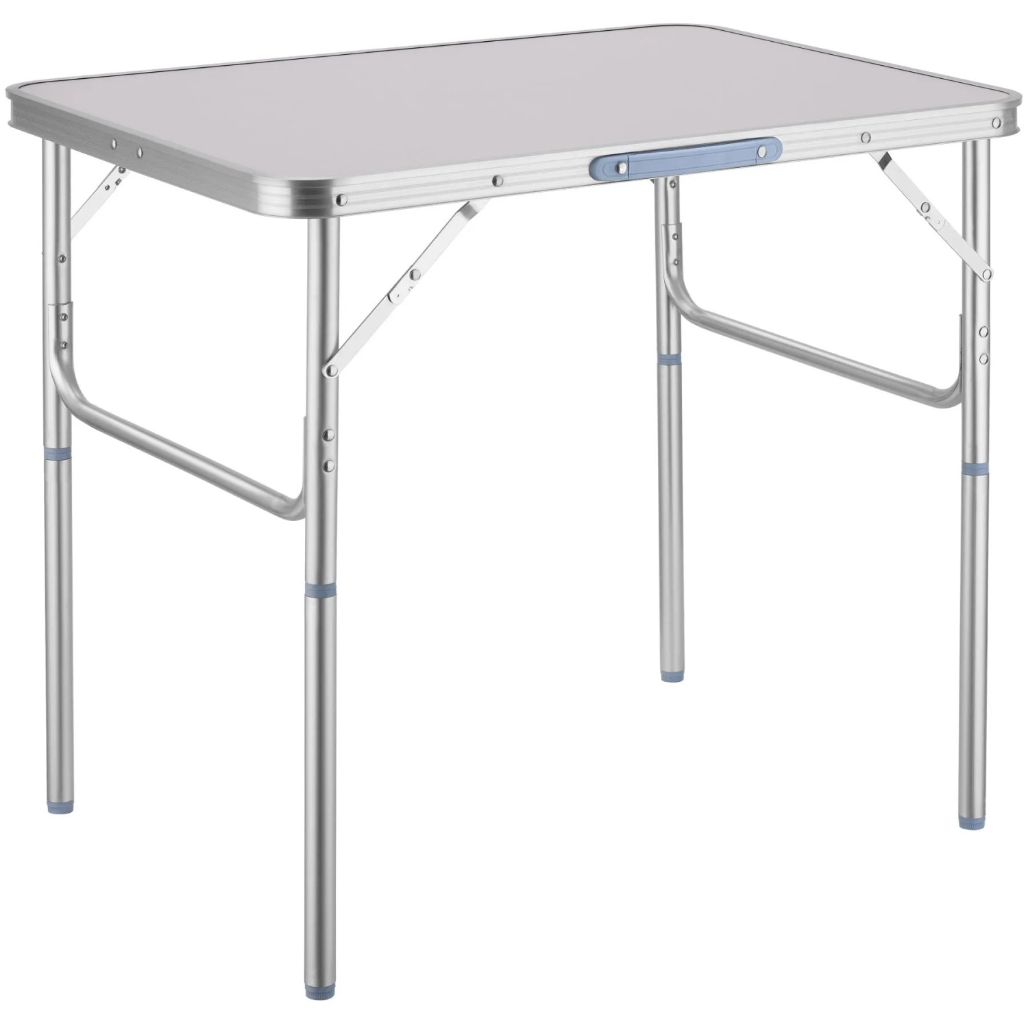 Tectake Campingtisch Lothar Klappbar Wetterfest  75 x 55 x 68 cm Grau