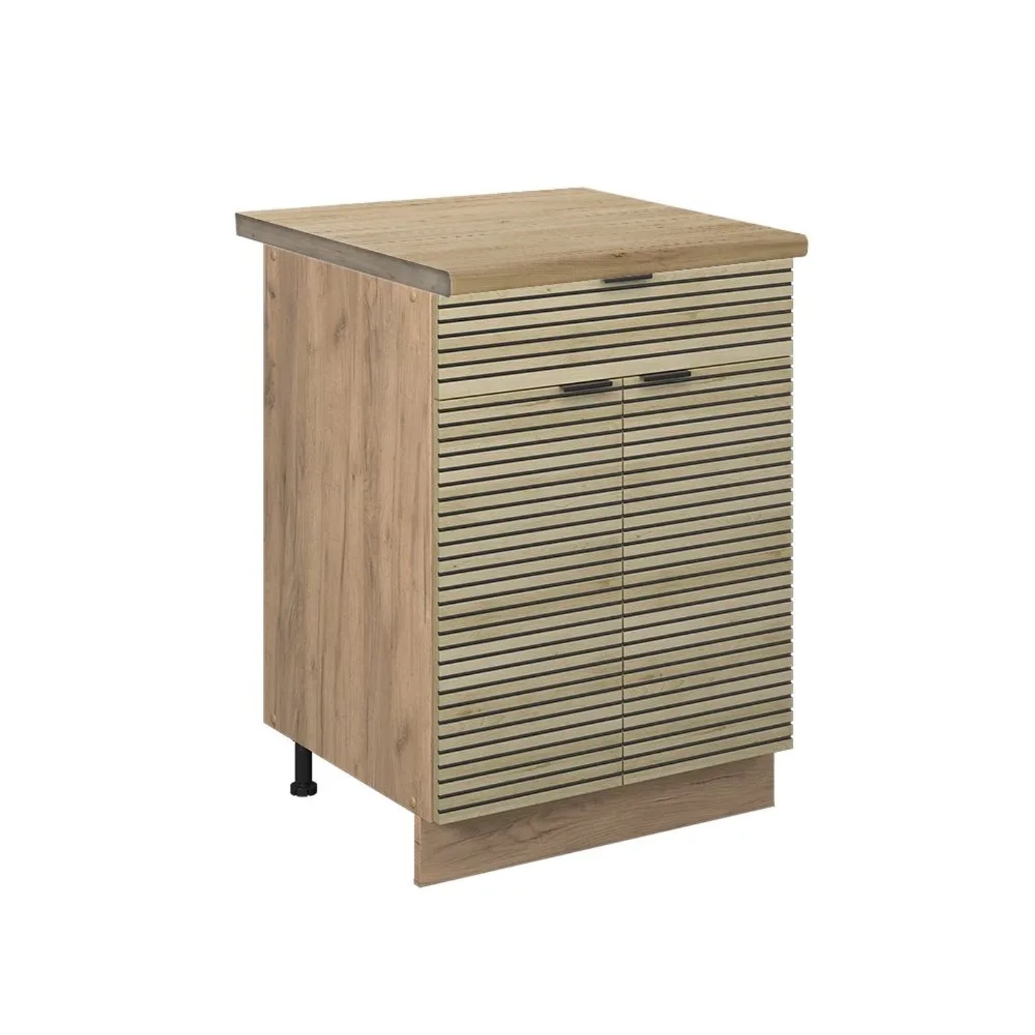 Vicco SchuBunterschrank Fame-Line Eiche Paneel 60 cm mit Schublade AP Eiche