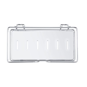 WENKO Wandablage Termoli aus Edelstahl, verchromt, für Bad und Dusche.