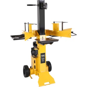 Texas Elektro-Holzspalter Power Split 720 V, 7 Tonnen Spaltkraft, gelb/schwarz.