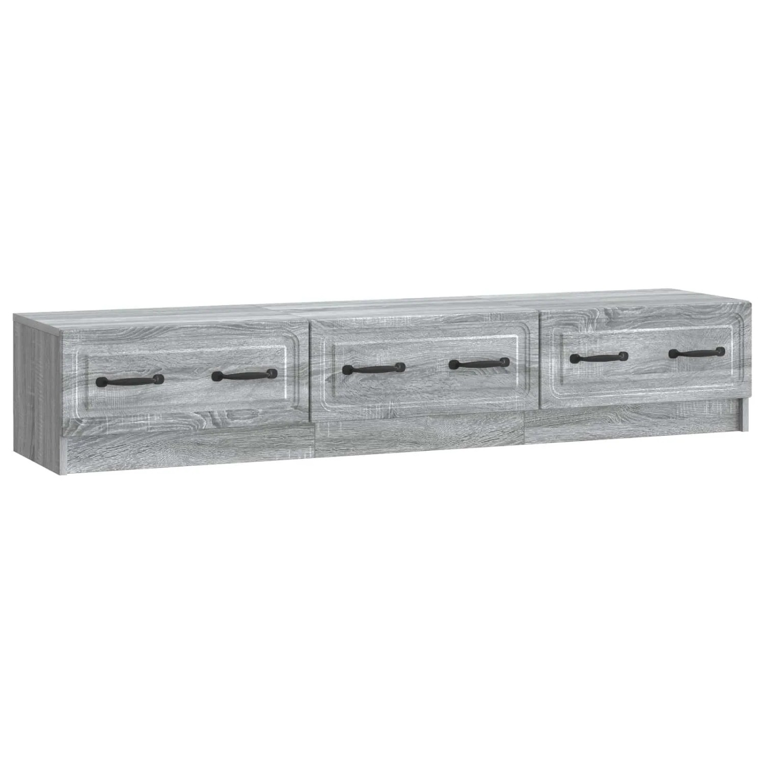 vidaXL TV-Schränk Graues Sonoma 147 x 34,5 x 27 cm Holzwerkstoff 895861