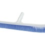 Breite Beckenbürste (45 cm) mit blauen Borsten zur Poolreinigung.