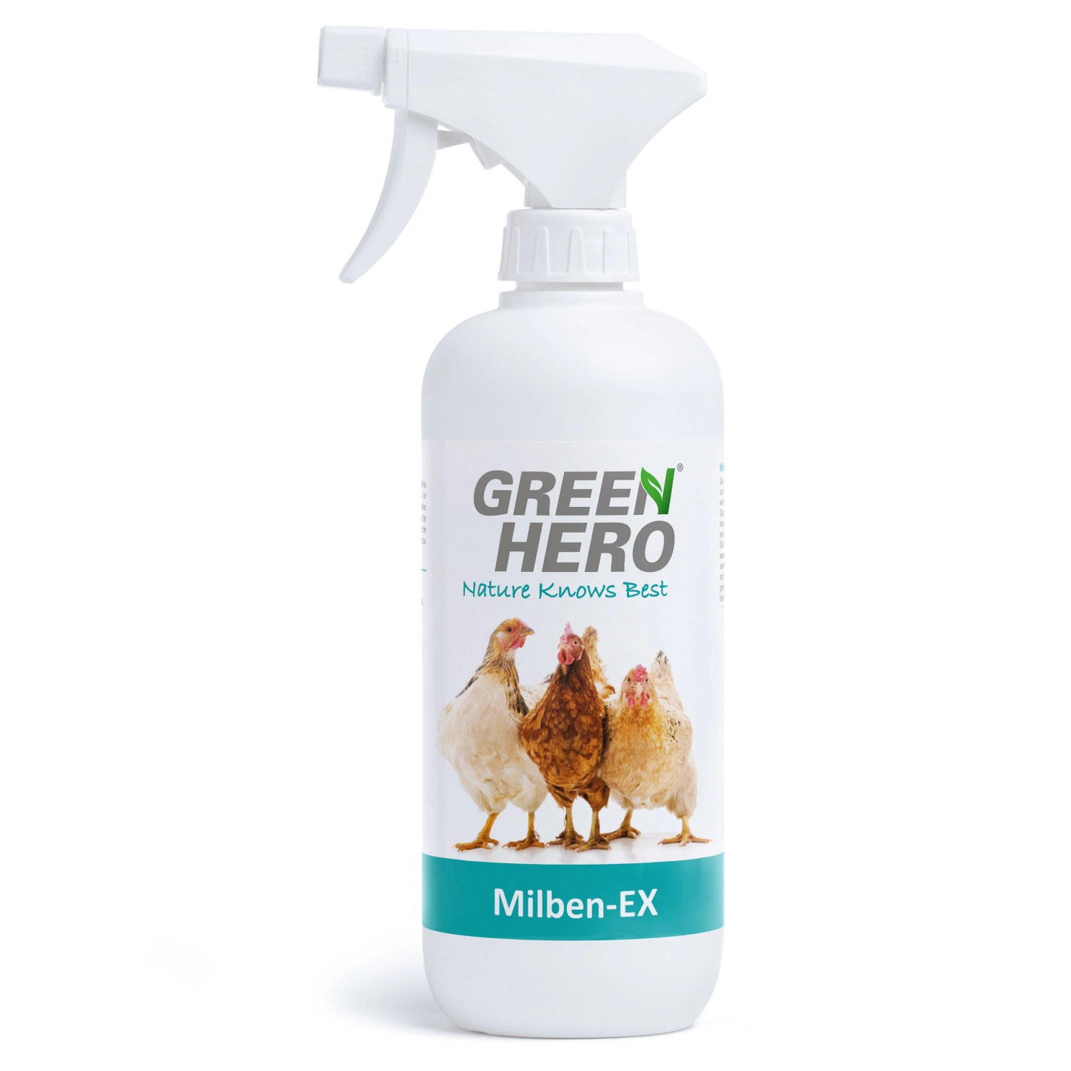 GreenHero Milben-Ex Milbenspray für Hühner - aus Palmarosa Blättern