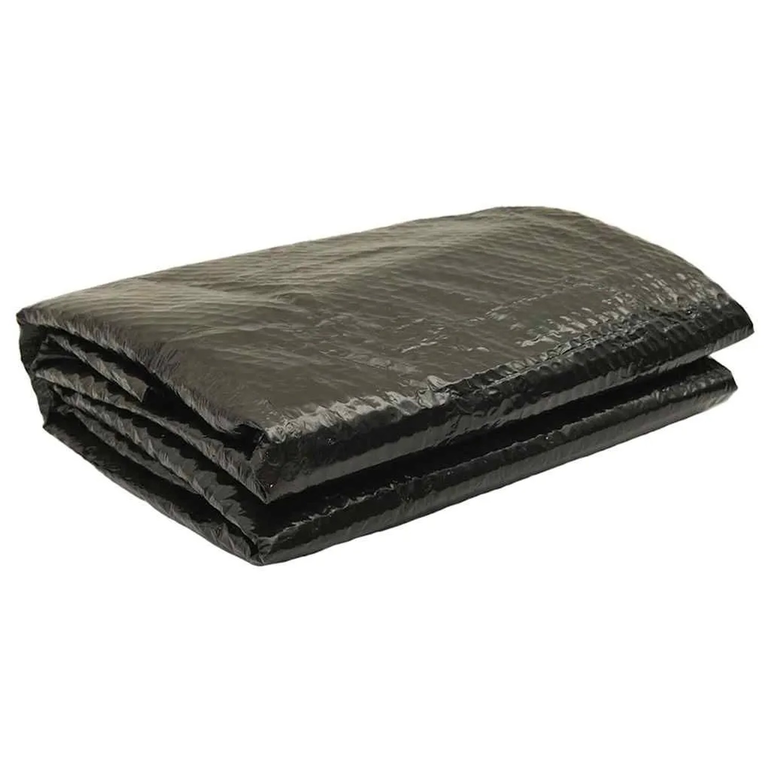 vidaXL Poolabdeckung Schwarz 527 cm PE 92160