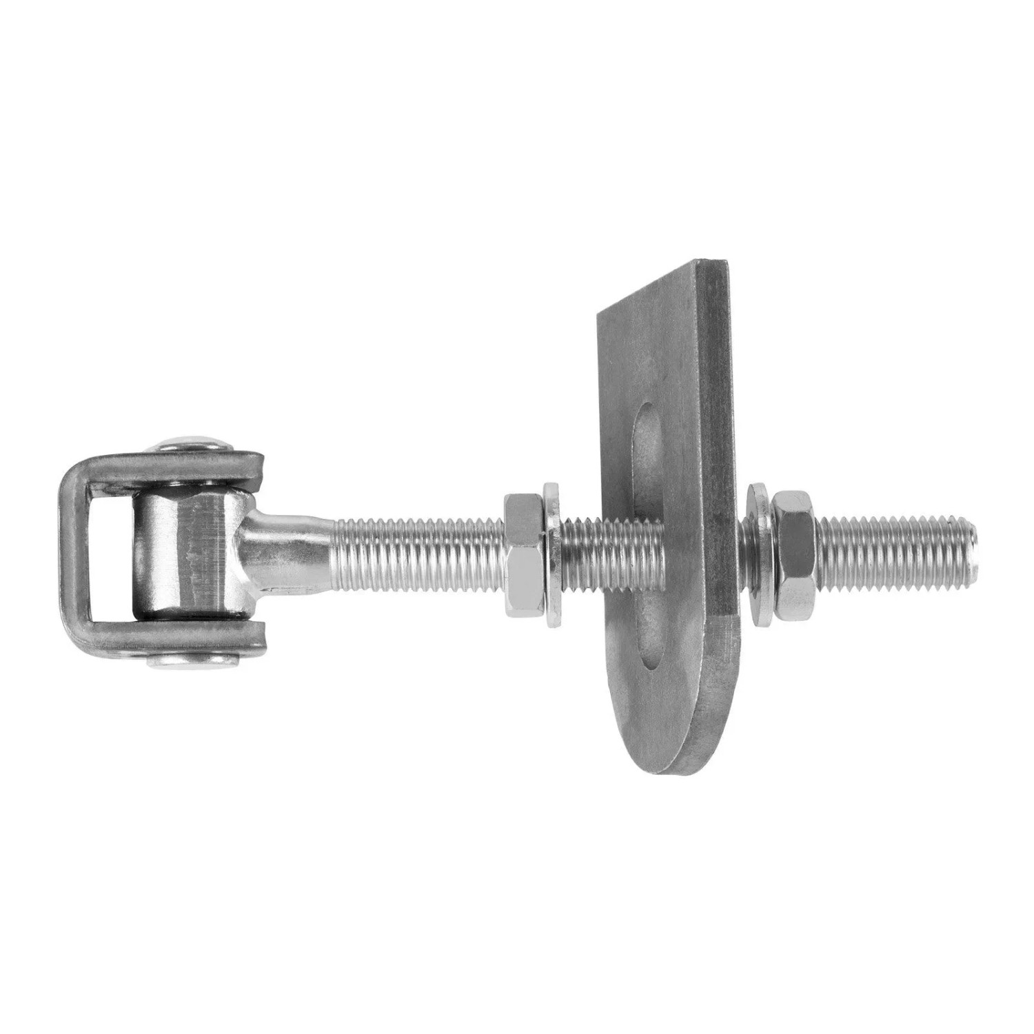 SOTECH Torscharnier Verstellbar M16 x 185 mm mit U-Förmiger Anschweißlasche