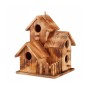 Relaxdays Vogelhaus Holz Natur Mit Schlaufe 34 cm x 20 cm x 19 cm 700 g