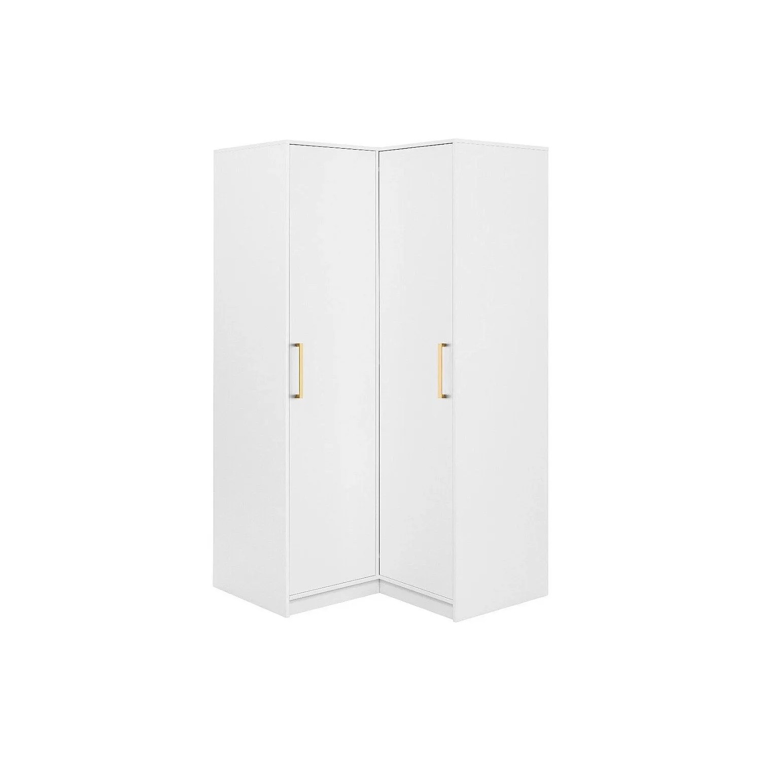 Vente-unique Kleiderschrank Lizandro Weiß 115.2 cm