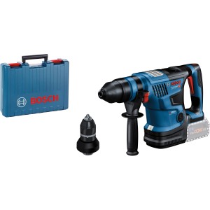 Bosch Professional Akku-Bohrhammer GBH 18V-34 im Koffer mit Zubehör.